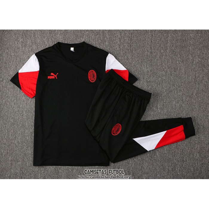 Chandal del AC Milan Manga Corta 2021/2022 Negro